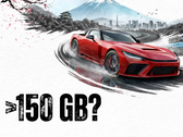 Um papel de parede do forza com o texto >150 GB?