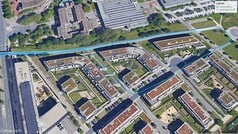 Teste de condução GNSS: cidade