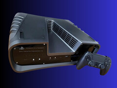 Exemplo de um kit de desenvolvimento do PS5 (fonte da imagem: Apart_Shock@r/gaming subreddit com edições)