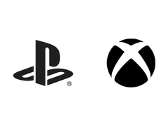 Os logotipos do PlayStation e do Xbox em um fundo branco (fonte da imagem: PlayStation e Xbox)