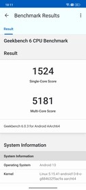 Valores de fábrica do Geekbench do Oppo Find X6 Pro