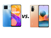 Comparação de câmeras Redmi Note 10 Pro vs. realme 8 Pro smartphone