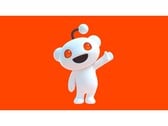 Uma imagem promocional do mascote do Reddit, Snoo, retratada em um fundo vermelho simples. (Fonte da imagem: Reddit)