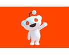 Uma imagem promocional do mascote do Reddit, Snoo, retratada em um fundo vermelho simples. (Fonte da imagem: Reddit)