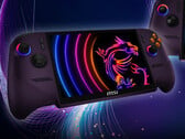 O MSI Claw 8 EX AI+ em seu suposto acabamento Void Purple.