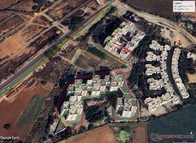 Navegação em um campus residencial denso