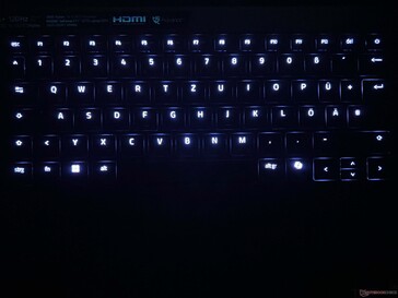 Iluminação do teclado