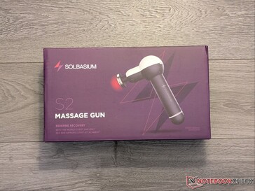 Caixa de varejo da pistola de massagem S2.