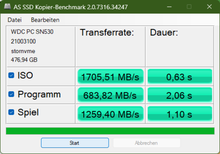 Copiar benchmark