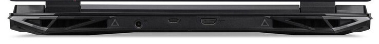 Atrás: Conector de energia, Thunderbolt 4 (USB-C; Fornecimento de energia, Displayport), HDMI