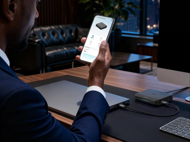 A base de carregamento Anker Prime (150 W, 3 portas)