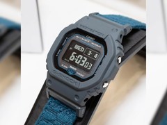 Um close da caixa e da pulseira do Casio G-Shock GWBX5600CBG-2.