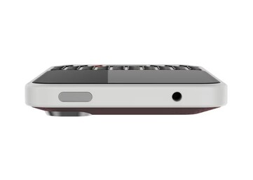 O Clicks Communicator tem um conector de áudio na parte superior (Fonte da imagem: Clicks)