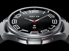O Galaxy Watch 6 Classic (na foto) tem uma moldura giratória para navegar na interface do usuário. (Fonte da imagem: Samsung)