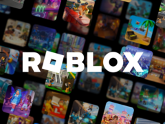 Arte promocional com o logotipo da Roblox em exibição (fonte da imagem: Roblox)