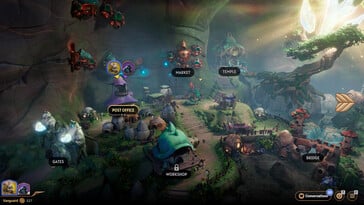 Na foto: Uma captura de tela do jogo Sunderfolk.