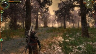 Na imagem: uma captura de tela do jogo The Witcher: Enhanced Edition Director's Cut.