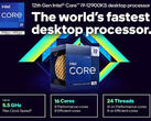 O Core i9-12900KS deve ser lançado oficialmente em breve como "o processador de desktop mais rápido do mundo". (Fonte de imagem: Intel via Newegg)