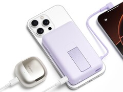 A Xiaomi lançou o Magnetic Stand Power Bank 10000 7.5W (foto) na China. (Fonte da imagem: Xiaomi)