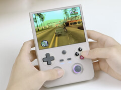 O Anbernic RG477V em uma de suas duas cores de lançamento. (Fonte da imagem: Anbernic)