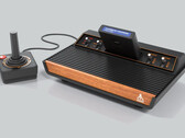 O Atari 2600+ é uma versão modernizada do primeiro console da Atari e suporta os carrinhos de jogos originais. (Imagem via Atari)