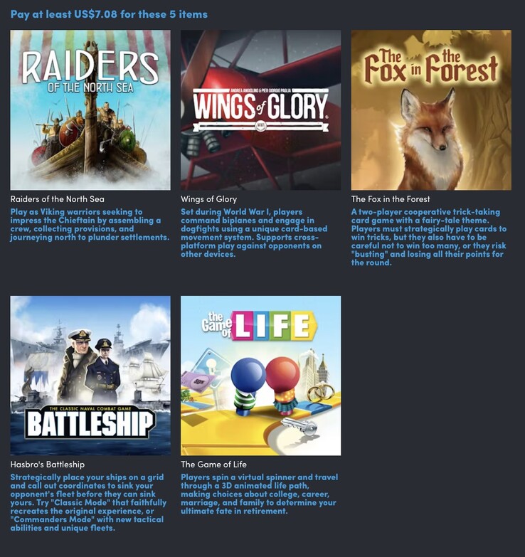 Pague um mínimo de US$ 5,08 para ter acesso a esses cinco jogos no Humble Bundle "Top Tag Teams". (Fonte da imagem: Humble Bundle)