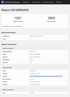 (Fonte da imagem: Geekbench)