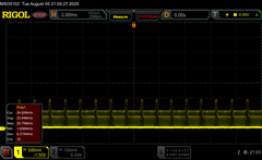 24 kHz PWM (2/10 de brilho)