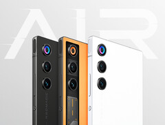 O RedMagic 10 Air deve estar disponível globalmente em três cores. (Fonte da imagem: RedMagic)