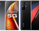 O Vivo iQOO 5 e o iQOO 5 Pro têm ambos telas AMOLED. (Fonte da imagem: Vivo - editado)