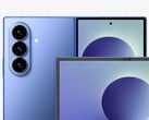 Um close-up do Galaxy Z Fold8 Ultra e seu design familiar.