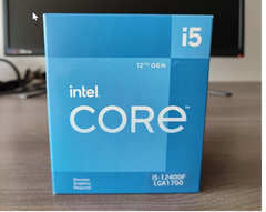 O Core i5-12400F parece vir em embalagens de varejo bastante simples (Fonte de imagem: Intel)