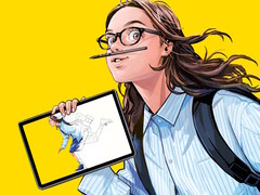 O Wacom MovinkPad é um tablet portátil Android com uma caneta Wacom Pro Pen 3 projetada para tornar o desenho conveniente para artistas em movimento. (Fonte da imagem: Wacom)