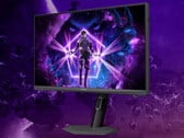 O Agon Pro AGP277QKM custa cerca de US$ 486 na China. Na imagem: uma foto promocional editada que mostra a parte frontal do monitor gaming.