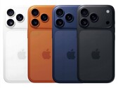 Apple iPhone 17 Pro em opções de cores que vazaram: branco, laranja, azul marinho e preto (Fonte da imagem: Arte não oficial)