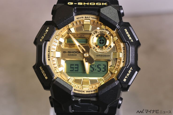 O relógio Casio G-Shock GA-010GGB-1A9. (Fonte da imagem: MyNavi News)