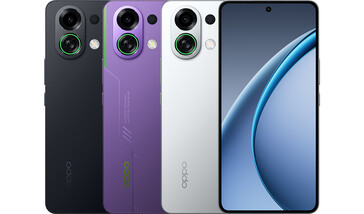 Opções de cores do K13 Turbo (Fonte da imagem: Oppo)