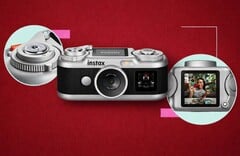 A câmera digital Fujifilm Instax Pal 2 vem com controles físicos e um design retrô.