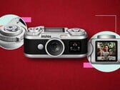 A câmera digital Fujifilm Instax Pal 2 vem com controles físicos e um design retrô.