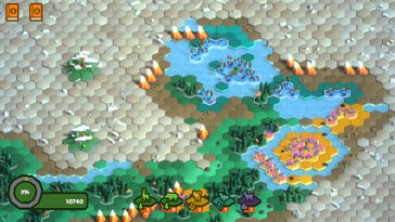 Na imagem: Uma captura de tela da jogabilidade de Growth.