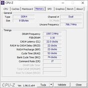 Lenovo IdeaPad Flex 5 CPU-Z: Aba de memória