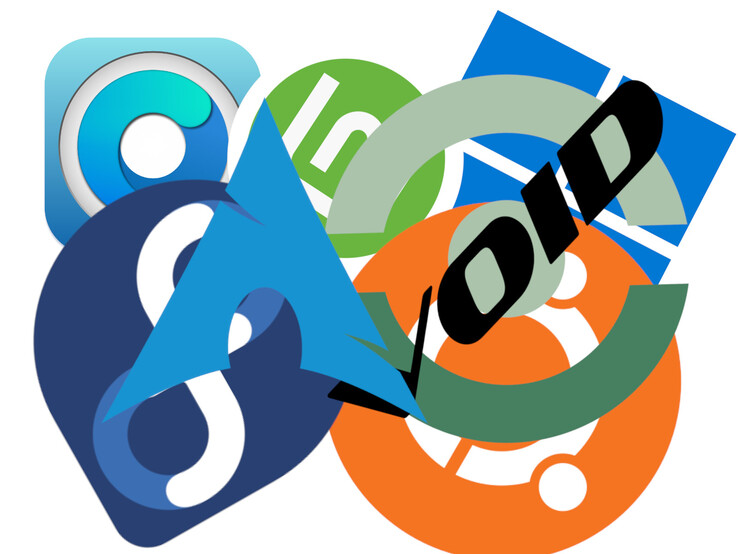 Existem muitas distribuições Linux por aí, mas a experiência geral é basicamente a mesma entre elas. (Fonte da imagem: logotipos de sistemas operacionais - Canonical, Microsoft e outros com edições)