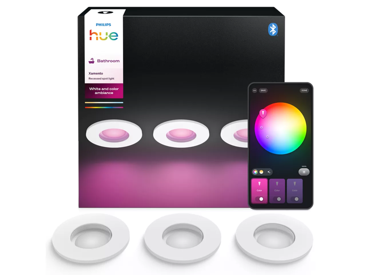 O novo refletor branco Philips Hue Xamento. (Fonte da imagem: Philips Hue)