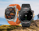 O smartwatch Rollme GT3S (na foto) virá em duas cores - preto e prata - com pulseiras de silicone preta e laranja, respectivamente. (Fonte da imagem: Rollme)