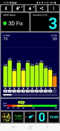 Recepção GPS ao ar livre