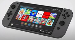 Um conceito de como o próximo Nintendo Switch poderia ser. (Fonte de imagem: ZONEofTECH)