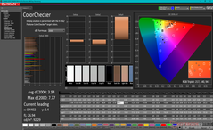 ColorChecker após a calibração