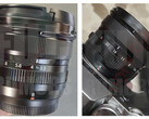 Imagens vazadas da lente Fujinon XF8mm f/3.5 R WR revelam um tamanho compacto e um anel de abertura manual. (Fonte da imagem: Fuji Rumors)