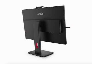 Vista traseira do novo monitor Lenovo ThinkVision T32UD.