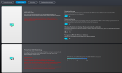 MyAsus: OLED Care - desativamos o protetor de tela forçado (atualização de pixels) para os testes de tempo de execução.